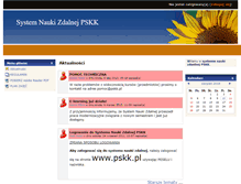 Tablet Screenshot of nauka.pskk.pl